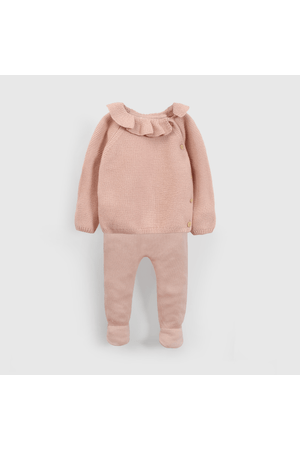 Conjunto Tejido Rosado