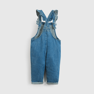 Jardinera azul para niña, estilo y comodidad