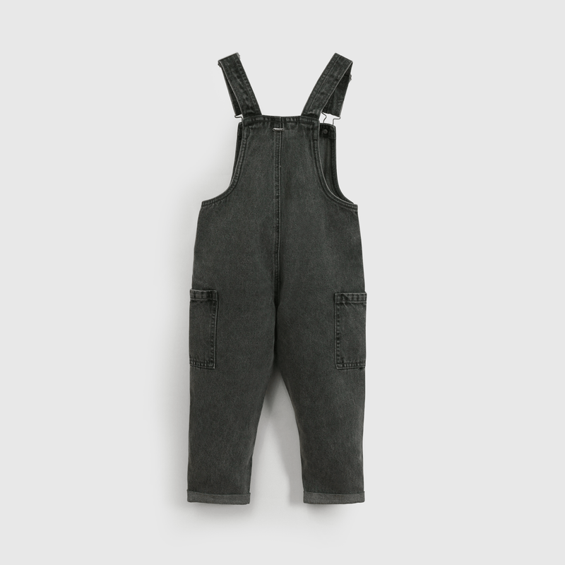 Mono de Jeans gris para niños con estilo y comodidad