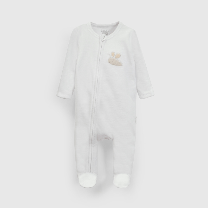 Osito de plush blanco para recién nacidos
