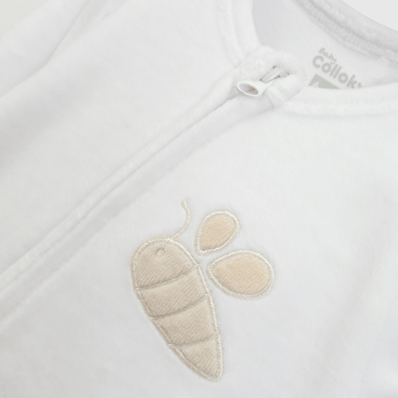 Osito de plush blanco para recién nacidos