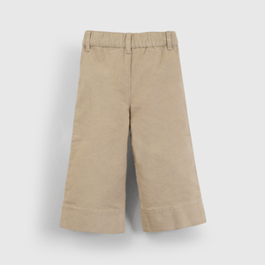 Pantalón cálido café para niños, ideal para el invierno