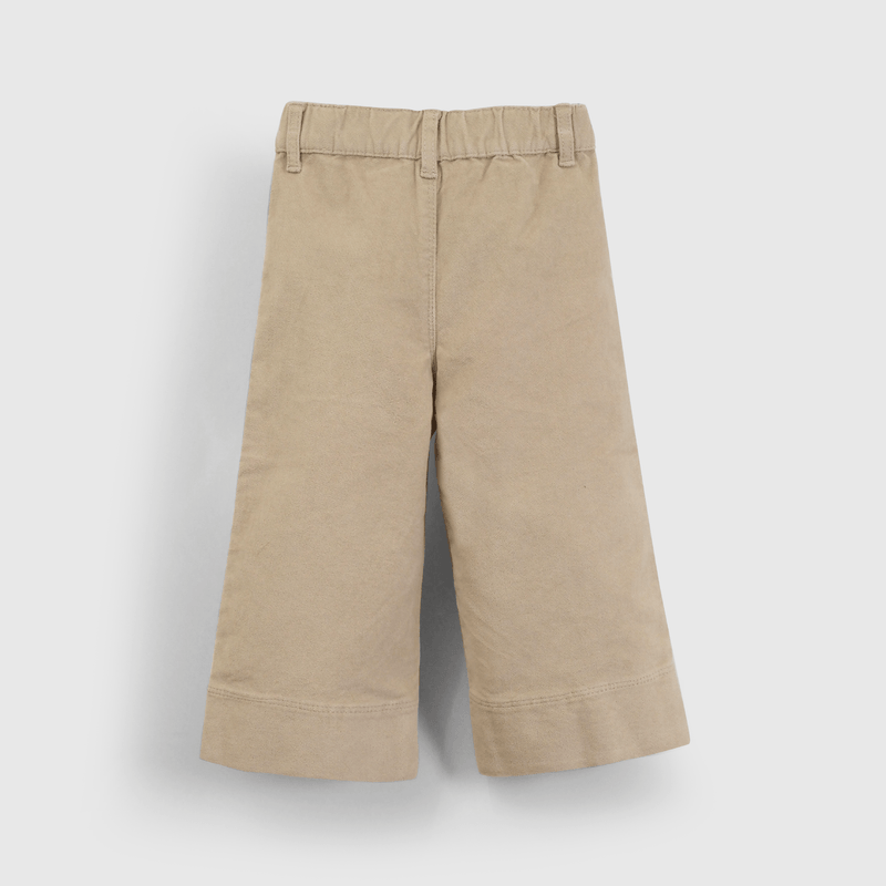 Pantalón cálido café para niños, ideal para el invierno