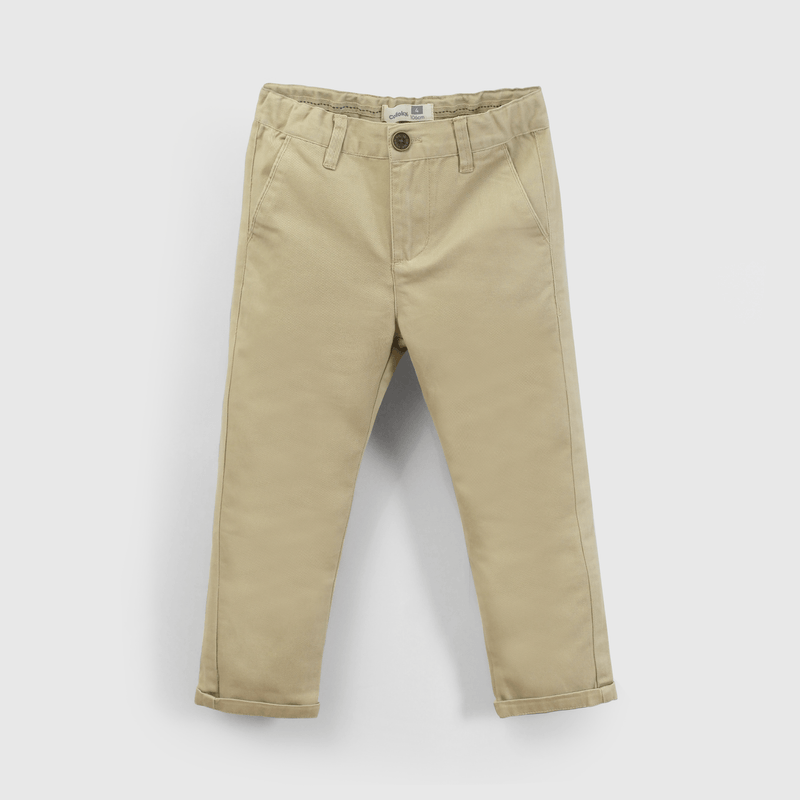 Pantalón beige para niños, comodidad y estilo