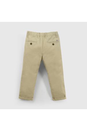 Pantalón de Gabardina Beige