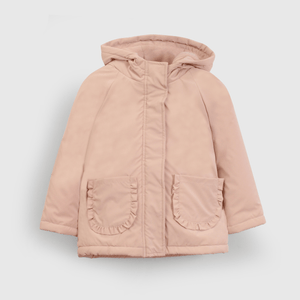 Abrigo Rosado para Niña, estilo y calidez
