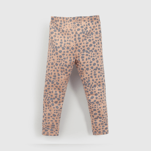 Leggings rosados con estampado animal para niñas - Comodidad y estilo