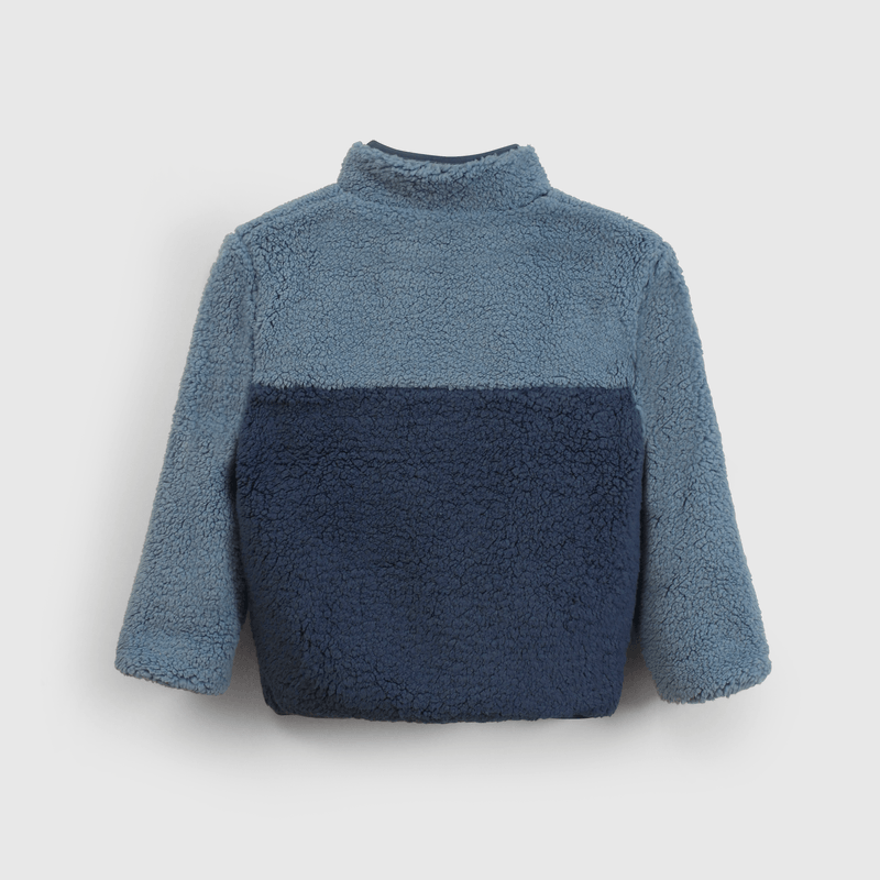 Polar azul para niños, abrigo suave y cómodo