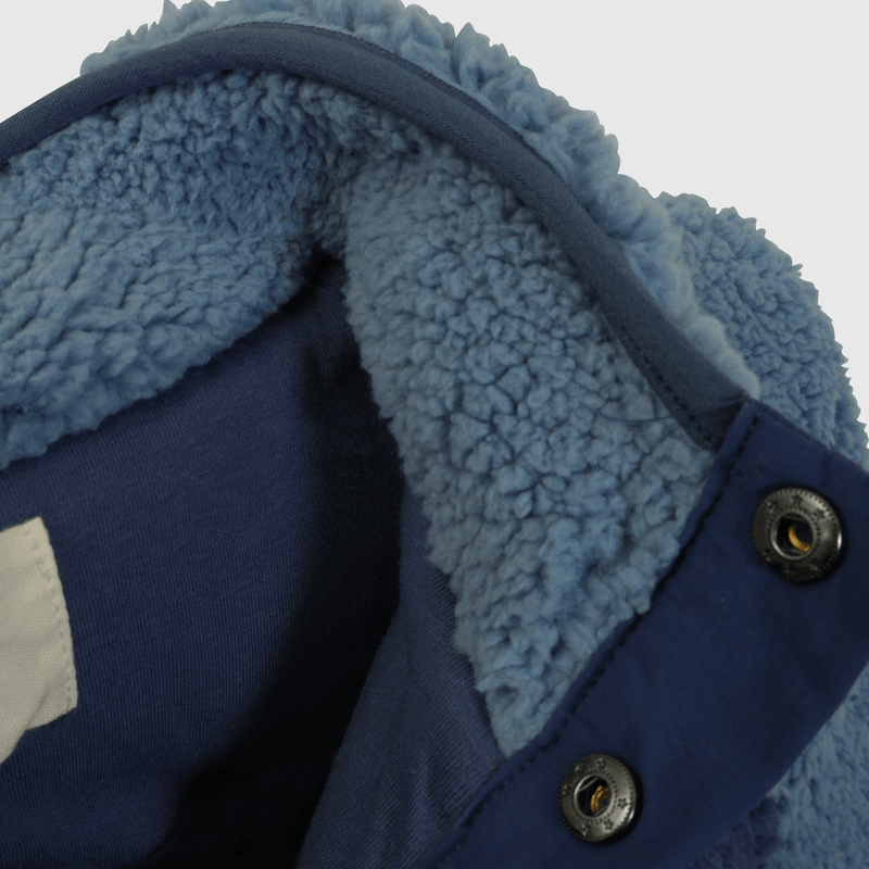 Polar azul para niños, abrigo suave y cómodo