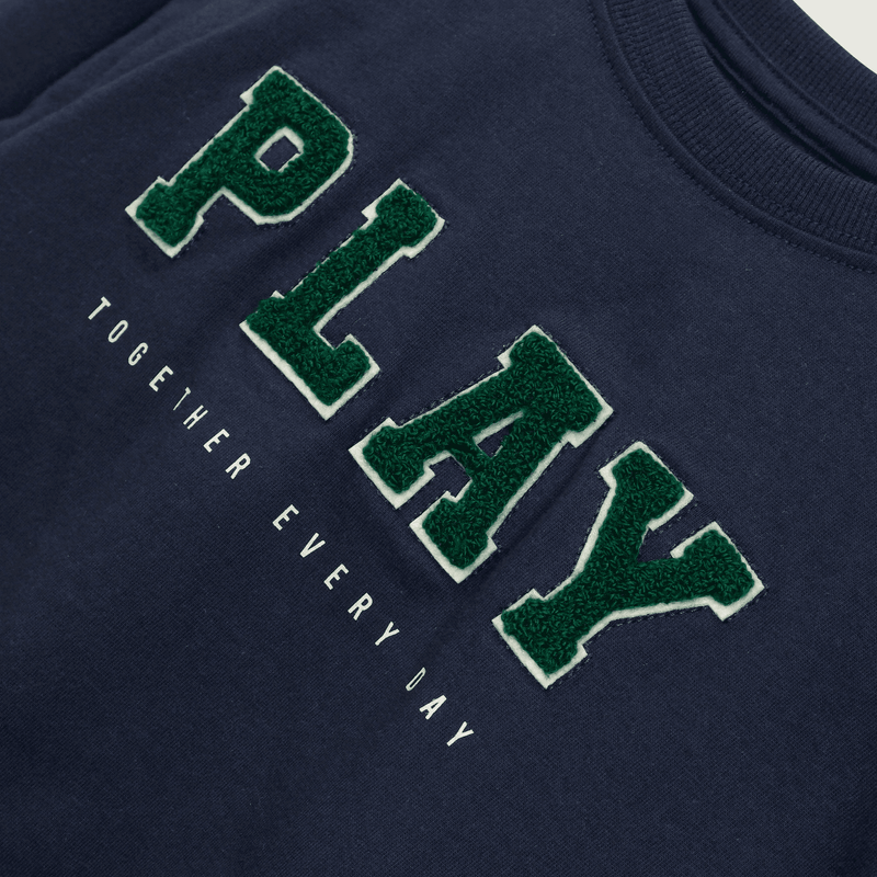 Polera azul para niños con diseño divertido y cómodo