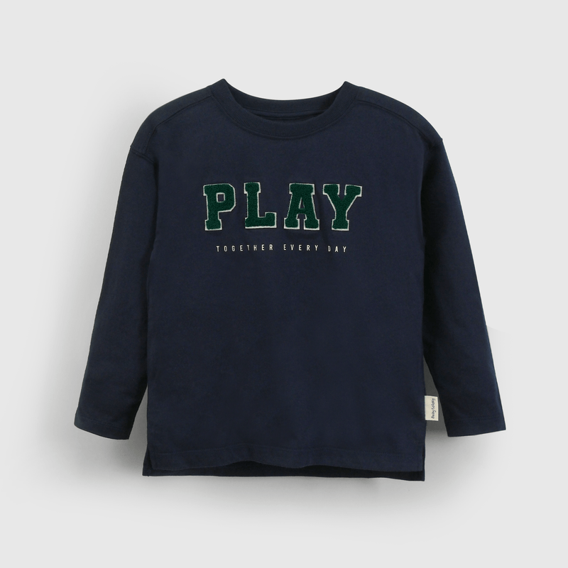 Polera Azul aplicación Play