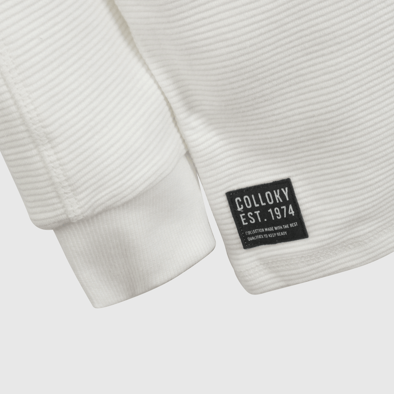 Polera Textura Blanca
