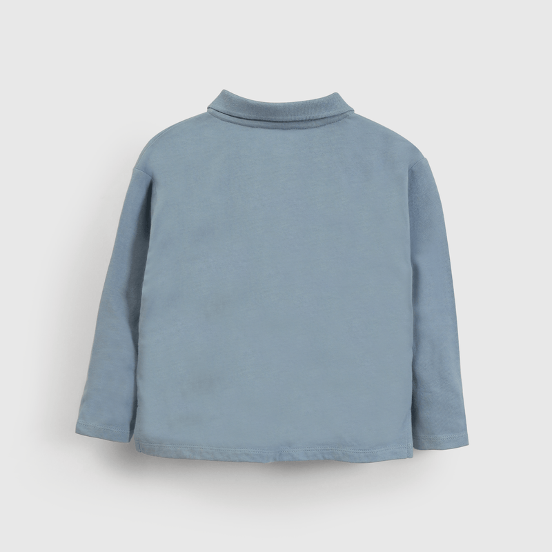 Polera azul para niños, estilo y comodidad