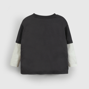 Polera skate niño negra, estilo y comodidad para tu pequeño