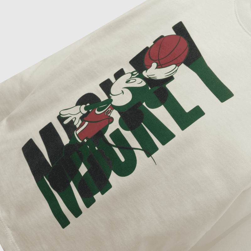 Polera blanca Mickey para niños, comodidad y estilo