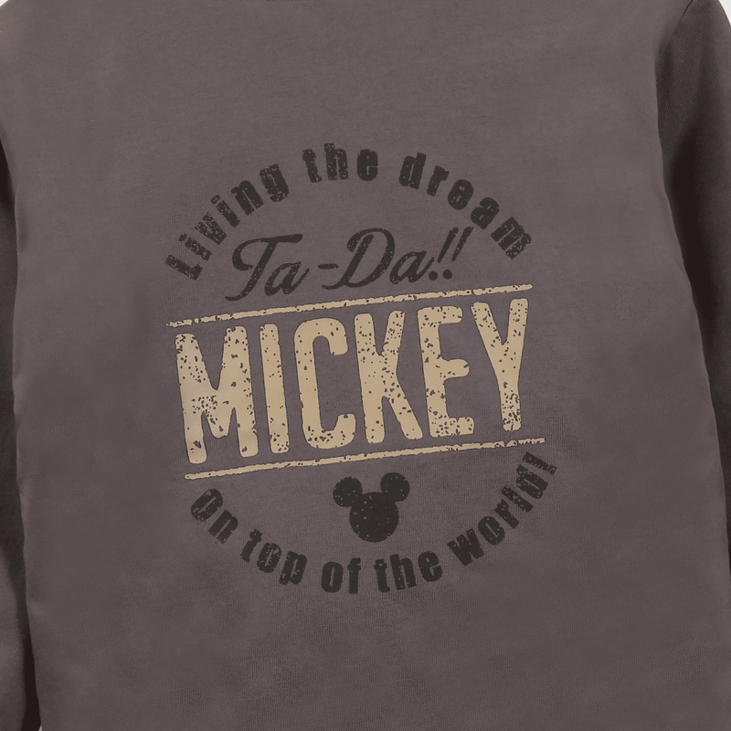 Polera Mickey negra para niños, estilo y comodidad