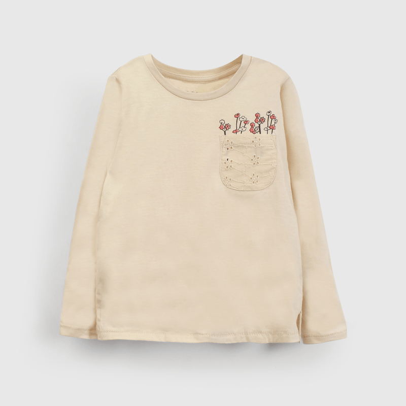 Polera beige para niños, comodidad y estilo diario