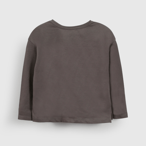 Polera gris para niños, estilo y comodidad asegurados