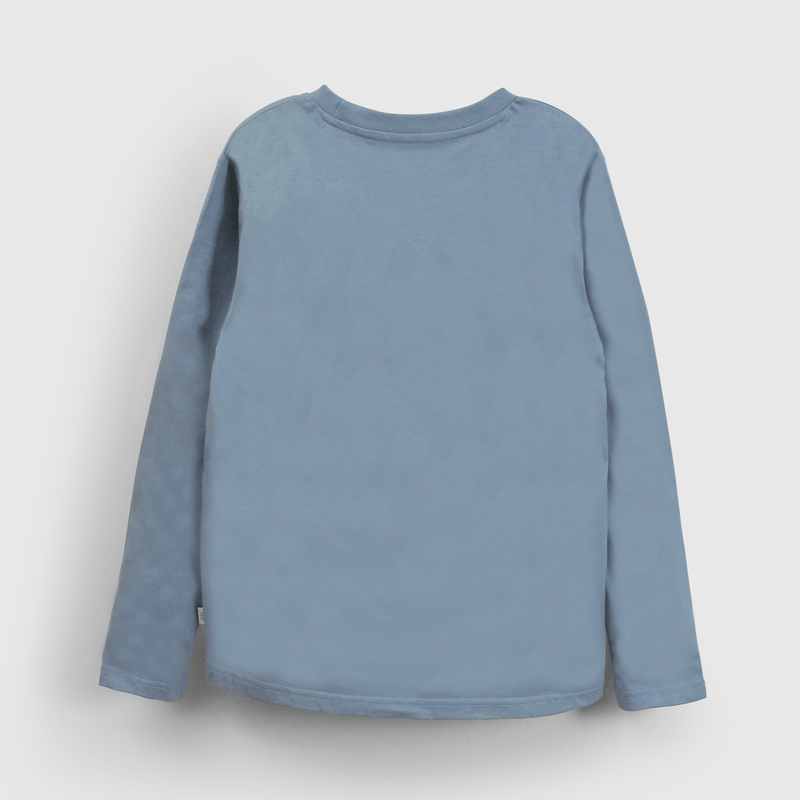 Polera azul para niño, estilo y comodidad en cada aventura