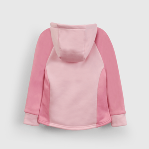 Polerón rosa para niña, cómodo y deportivo