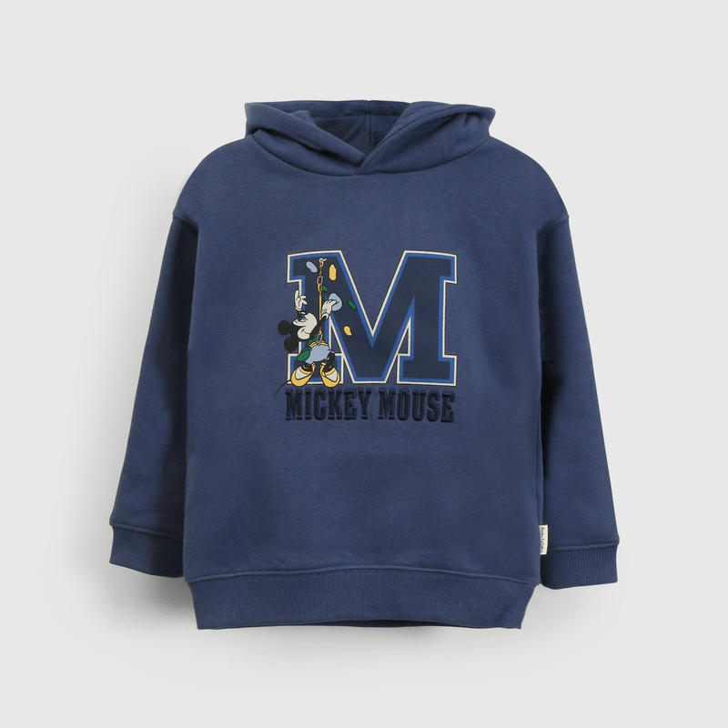 Polerón azul Mickey para niños, comodidad y estilo