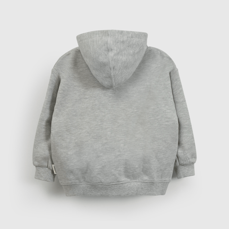 Polerón gris para niños, estilo y comodidad