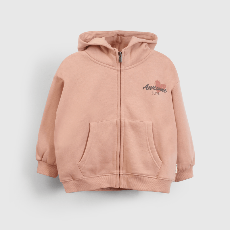 Polerón rosa para niñas, suave y cómodo