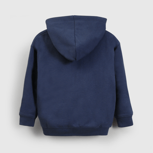 Polerón azul para niños, abrigo cómodo y moderno