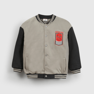 Polerón gris Spiderman para niños, estilo y comodidad