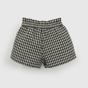 Short a rayas negro para niña, estilo único y cómodo