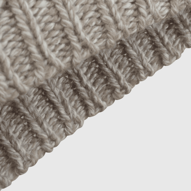 Sweater de rayas gris y beige para niños