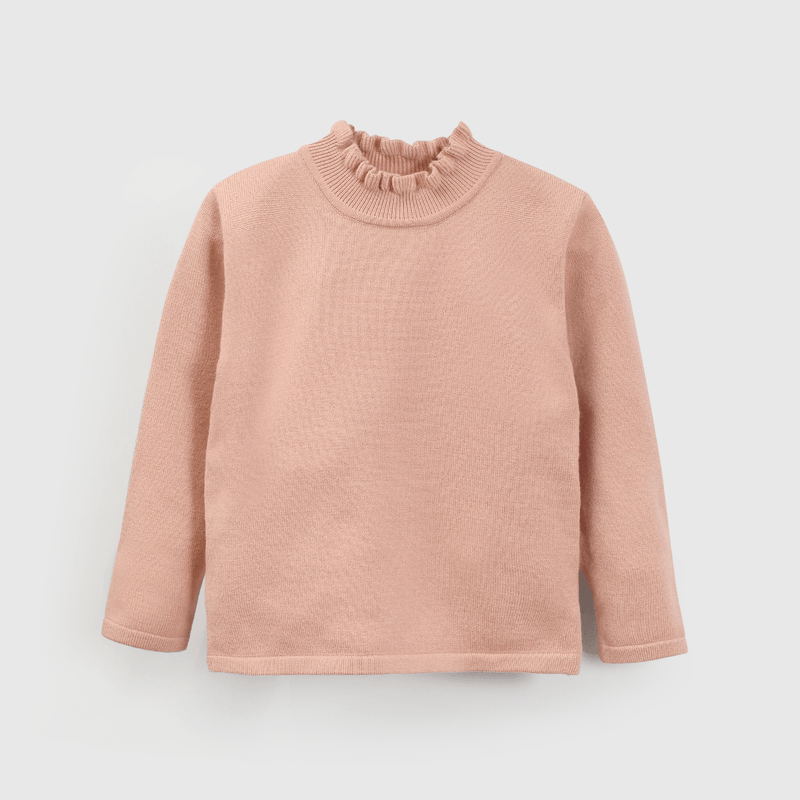 Sweater rosado para niña, abrigo suave y cómodo
