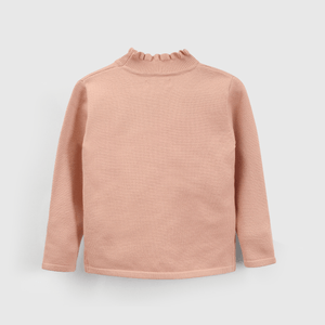 Sweater rosado para niña, abrigo suave y cómodo