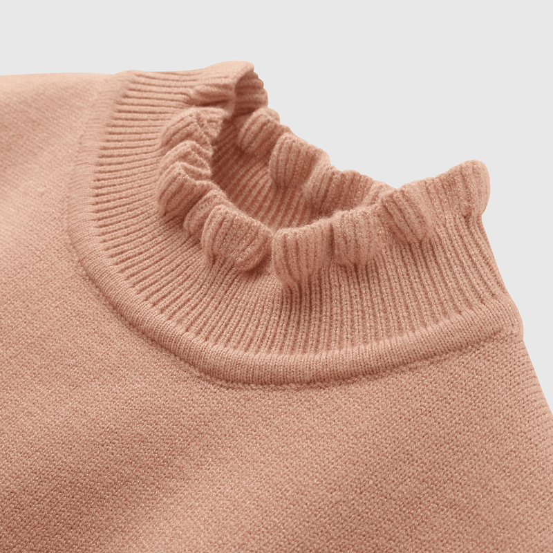 Sweater rosado para niña, abrigo suave y cómodo