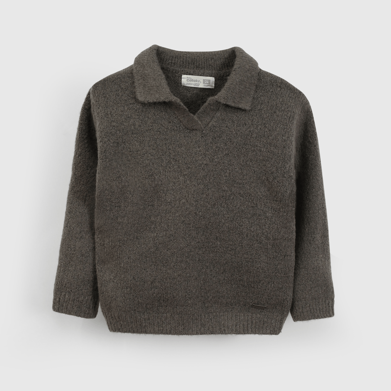 Sweater verde para niños, estilo y calidez