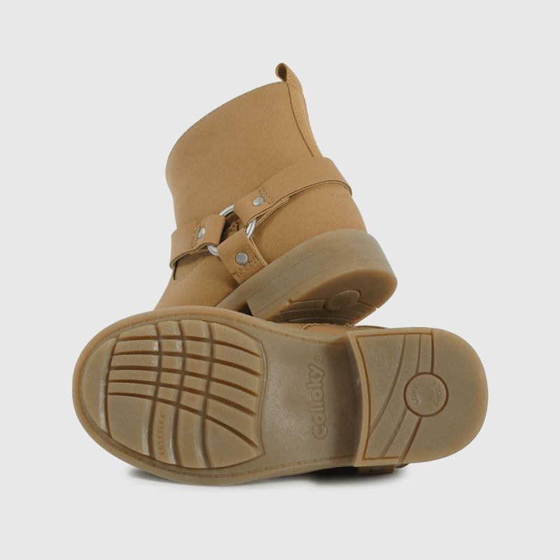 Botines café para niños, comodidad y estilo