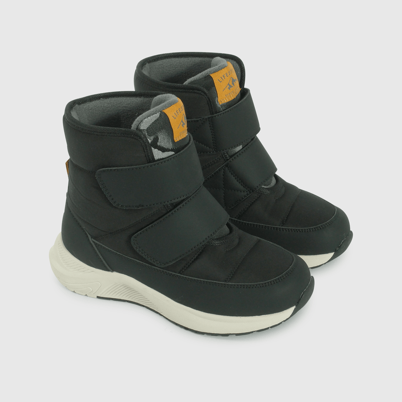 Botas negras para niños, comodidad y estilo asegurados