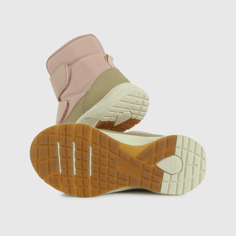 Bota rosada para niños, estilo y comodidad