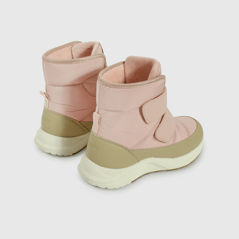 Bota rosada para niños, estilo y comodidad