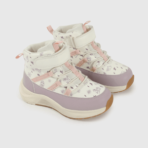 Bota Frozen rosa y blanca para niños caminantes