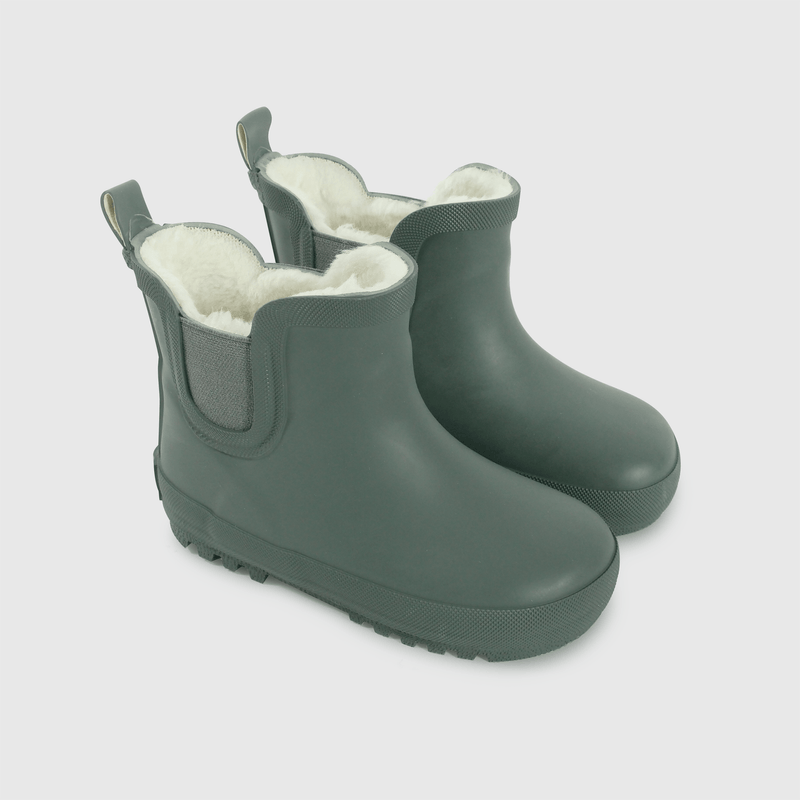 Botas de Agua Verde para Niños, comodidad y estilo