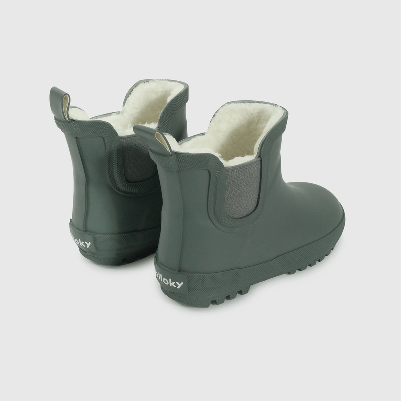 Botas de Agua Verde para Niños, comodidad y estilo