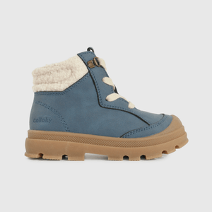 Botines azules para niños, comodidad y estilo