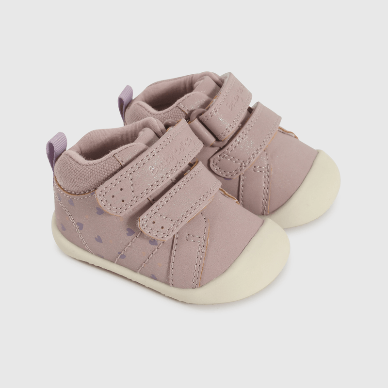 Botines lila para gateadores, estilo y comodidad