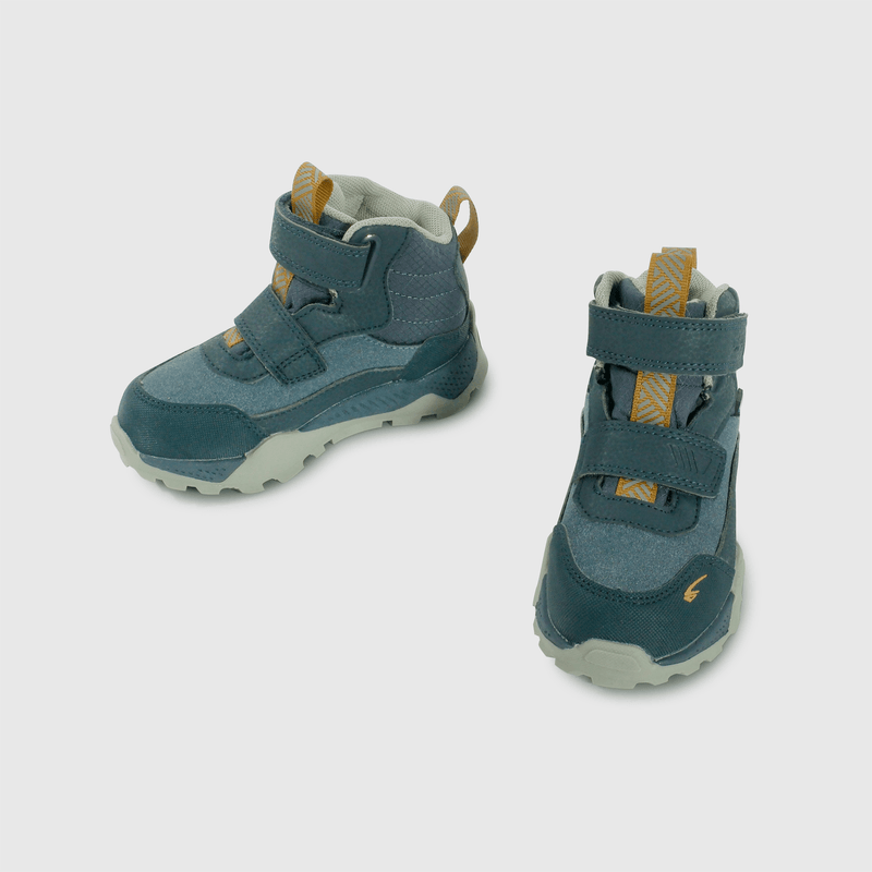 Botín azul para niños, comodidad y estilo