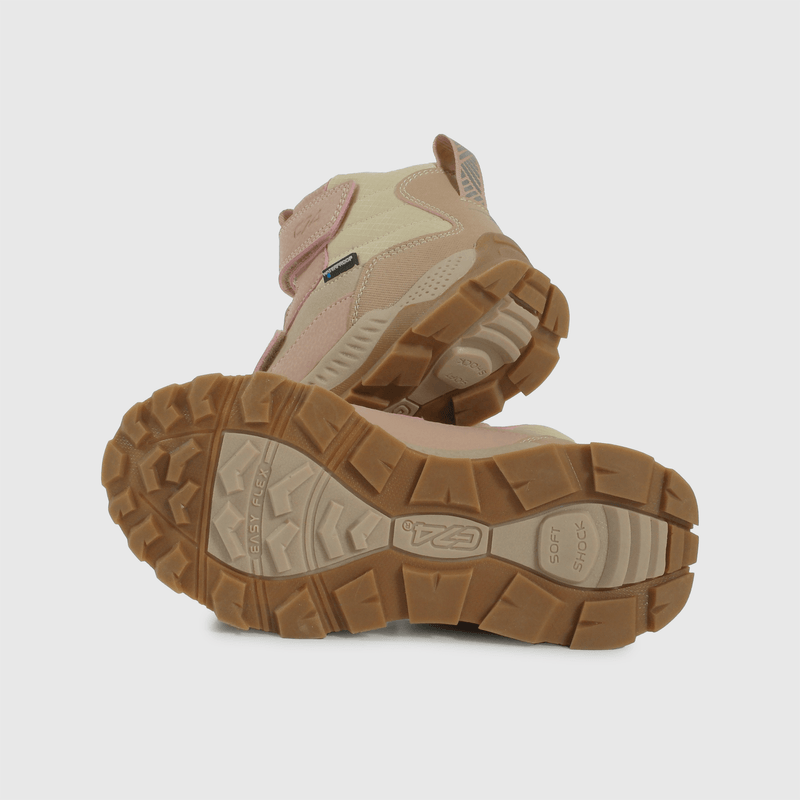Botines outdoor beige para niños cómodos y estilosos