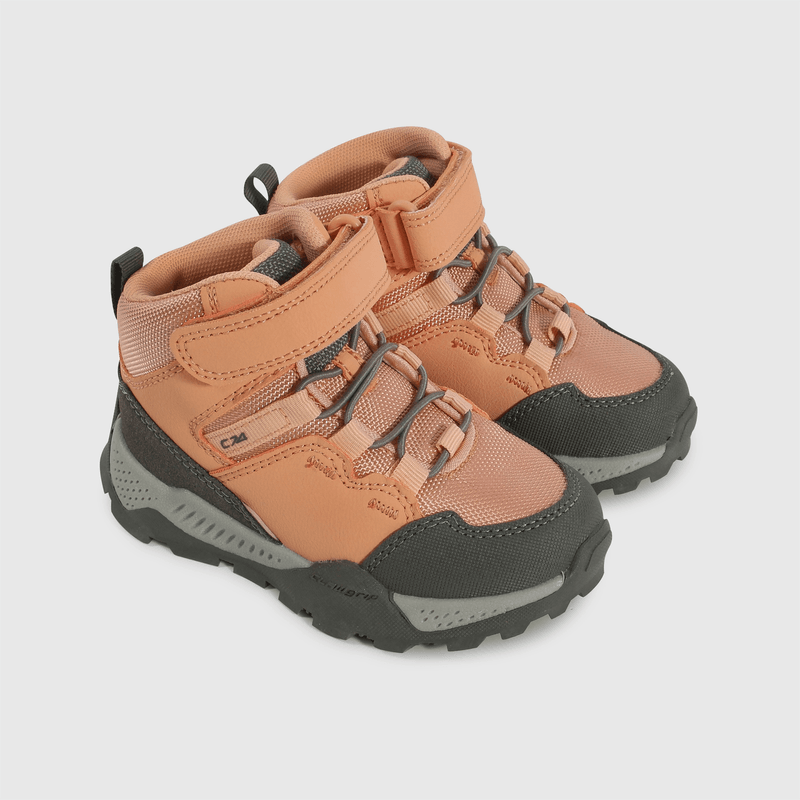 Botín outdoor rojo para niños en etapa caminante
