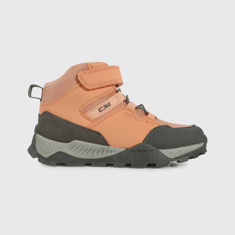 Botín Outdoor rojo para niños, comodidad y estilo