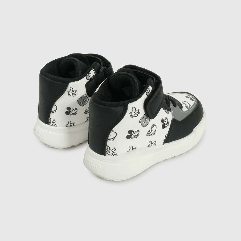Zapatilla Mickey negra para niños caminantes