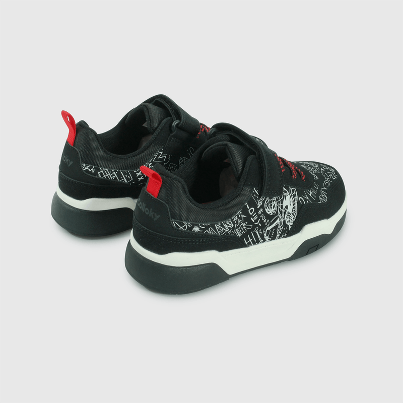 Zapatillas Marvel negras para niños, estilo y comodidad